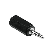 Audio Adapter HAMA 122391 , 3.5 mm stereo jack plug - 2.5 mm stereo jack socket