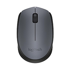 Безжична оптична мишка LOGITECH M170, Сива, USB