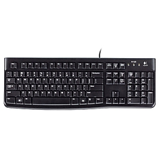 Standard keyboard Logitech K120, Black