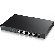 Switch ZYXEL GS1900-24HP, 24 port managed, Gigabit, PoE, Rack-Mount