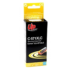 Мастилница UPRINT CLI 571XL-C CANON, Cyan