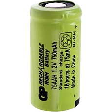 Акумулаторна батерия   NiMH 75AAH-B  2/3AA  1.2V 750mAh 1бр. GP BATTERIES