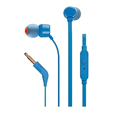 Headphones JBL T110, In Ear, Blue