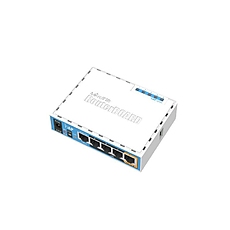 Безжичен Access point MiKrotik HAP RB951UI-2ND, 5 x 10/100 Mbps, PoE, Бял