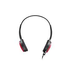 uGo Headset USL-1222 + microphone, Red