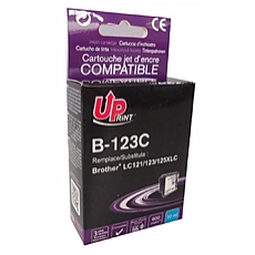 Ink cartridge UPRINT LC121/123/127 BROTHER, Cyan