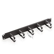 Formrack 19" 1U Cable Management Panel with metal brackets 73mm (HD)