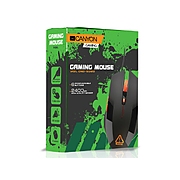 CANYON Optical gaming mouse, adjustable DPI setting 800/1200/1600/2400, LED backlight, Black, cable length 1.55m, 129*74*41mm, 0.122kg
