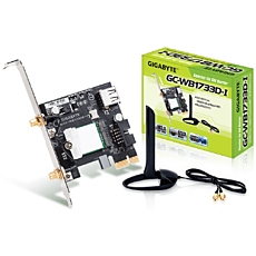 ‘µ·¶и‡µн PCI Express °д°п‚µр Gigabyte GC-WB1733D-I, 2x2 802.11ac 160MHz, Bluetooth 5.0