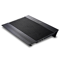 Notebook Cooler DeepCool N8 BLACK, 17", 2x140 mm, Black