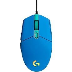 Logitech G102 Mouse, Lightsync RGB, 8000 DPI, 6 Programmable Buttons, Blue