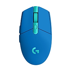 Logitech G305 Wireless Mouse, Lightsync RGB, Lightspeed Wireless, HERO 12K DPI Sensor, 400 IPS, 6 Programmable Buttons, Blue