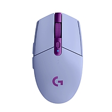 Logitech G305 Wireless Mouse, Lightsync RGB, Lightspeed Wireless, HERO 12K DPI Sensor, 400 IPS, 6 Programmable Buttons, Lilac