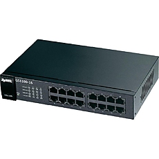 Switch ZYXEL GS1100-16, 16 ports, Gigabit, Rack-mount