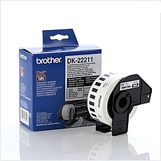 Brother DK-22211 White Continuous Film Tape 29mm x 15.24m