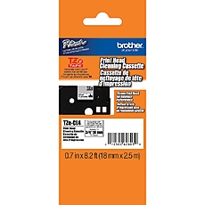 Brother TZe-CL4 18mm Head Cleaning Tape, 18mm x 2.5m