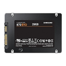 Solid State Drive (SSD) SAMSUNG 870 EVO SATA 2.5”, 250GB, SATA 6 Gb/s, MZ-77E250B/EU