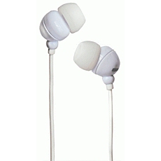 Слушалки  MAXELL PLUGZ , In-Ear, Бял