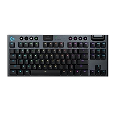 Logitech G915 Wireless TKL Keyboard, GL Linear Low Profile, Lightspeed Wireless, Lightsync RGB, Game Mode, Media Controls, Carbon