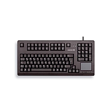 Компактна жична клавиатура CHERRY G80-11900 с Trackball, черна