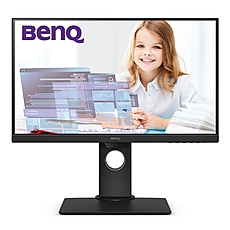 BenQ GW2480T, 23.8'' IPS, 5ms, 1920x1080 FHD, Business Eye Care Monitor, 72% NTSC?, Flicker-free, B.I., LBL, 1000:1, DCR 20M:1, 8 bit, 250cd/m2, VGA, HDMI, DP, Audio Line In, Speakers, Ergonomic Slim Bezel Design, Height Adj. Pivot, Swivel, Tilt, Black