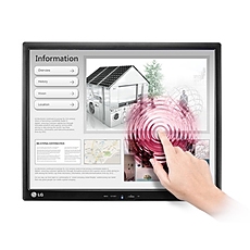 LG 17MB15T-B, 17" 5:4 TFT LCD Touch Screen Anti-Glare , LCD, 5 ms, 5,000,000:1 (DFC), 1000:1 (Native), 250cd, 1280x1024, D-SUB, USB, Black