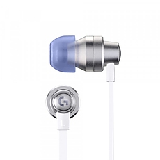 Logitech G333 Gaming Headphones, Cable Management, Custom-length Cable, Dual Dynamic Drivers, White