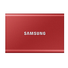 Samsung Portable SSD T7 2TB, USB 3.2, Read 1050 MB/s Write 1000 MB/s, Metallic Red