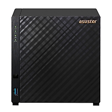 Asustor AS1104T 4 bay NAS, Realtek RTD1296, Quad-Core, 1.4GHz, 1GB DDR4 (not expandable), 2.5GbE x1, USB3.2 Gen1 x2, WOW (Wake on WAN), System Sleep Mode, hardware encryption, EZ connect, EZ Sync
