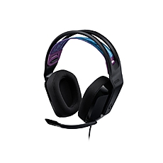 Logitech G335 Gaming Headset, PRO-G 40 mm Drivers, DTS Headphone:X 2.0 Surround, Blue Voice Microphone, 240 g, Black