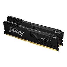 Памет Kingston FURY Beast Black 64GB(2x32GB) DDR4 PC4-28800 3600MHz CL18 KF436C18BBK2/64