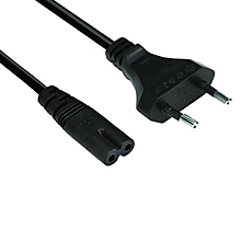 VCom захранващ кабел за лаптоп Power Cord for Notebook 2C - CE023-1.8m-0.75mm2