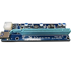 Makki Mining Riser/Extender PCI Express 1x to 16x v.1701A - 470uf - MAKKI-SR1701A-470