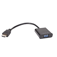 VCom Адаптер Adapter HDMI M to VGA F - CG591-B-0.15m