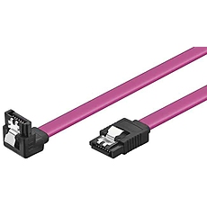 VCom К°±µ» SATA Cable W/Lock Right Angle - CH302R-0.45m