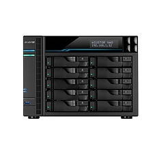 Asustor Lockerstore 10 AS6510T, 10-Bay NAS, Intel ATOM C3538 Quad-Core( Denverton 2.1GHz), 8GB DDR4 (Max 32 GB) , 10 GbE x 2, 2.5 GbE x 2, USB 3.2 Gen-1 x 2, 10 x 2.5” / 3.5” SATA or SSD, 2 x M.2PCIe (NvMe) or SATA SSD, with lockable tray, AES-NI hardwar