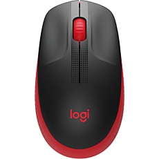 Wireless Mouse Logitech M190 Full-Size, Red