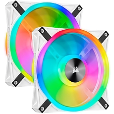 Fans Corsair iCUE QL140 RGB PWM 2 Fan Pack with Lightning Node CORE included