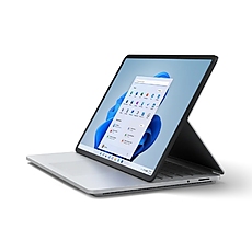 Microsoft Surface Laptop Studio, Quad-core 11th Gen Intel Core H35 i5-11300H, 14.4" (2400 x 1600) PixelSense Flow Display, Intel Iris X Graphics, 16GB RAM, 256GB SSD, Windows 11 Home, Platinum