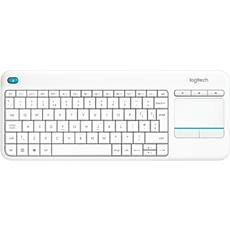 Wireless Keyboard Logitech Touch K400 Plus, White