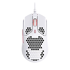 Геймърска мишка HyperX Pulsefire Haste, RGB, USB 2.0, Бял/Розов