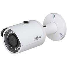 Dahua IP camera 2MP, Bullet Water-prof, 1/2.7" CMOS, 1920Г—1080 Effective Pixels, 25fps@1080P, Focal Length 2.8mm, Max IR distance 30m, 0.08Lux/F2.0, 0Lux/F2.0 IR on, DC12V, PoE, 5.5W, IP67.