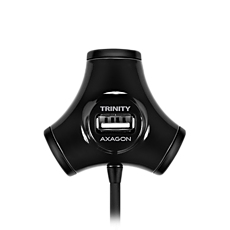 AXAGON HUE-X3B 4x USB2.0 TRINITY Black Hub