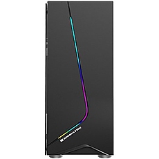 Chassis Eros EN43378, ATX, Micro ATX, USB3.0x1+USB2.0x1, Rainbow LED Front Panel, Left Tempered Glass, Rear SYNC XCR120 Fan