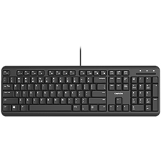 wired keyboard with Silent switches ,105 keys,black, 1.5 Meters cable length,Size 442*142*17.5mm,460g,BG layout