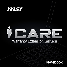 MSI 1Y WARRANTY EXTENSION FOR Notebook, It need to be register with the end-user invoice of NOTEBOOK within 30 days