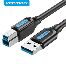 Vention Кабел USB 3.0 AM / BM - 1.5M Black - COOBG