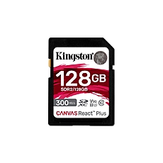 Карта памет Kingston Canvas React SDXC 128GB, UHS-II