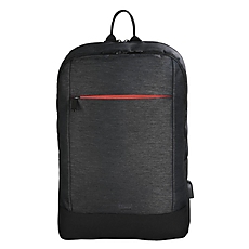 Раница за лаптоп HAMA Manchester, До 40 см (15.6"), С изведен USB порт, Черен