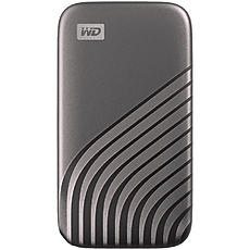 WD 1TB My Passport SSD - Portable SSD, up to 1050MB/s Read and 1000MB/s Write Speeds, USB 3.2 Gen 2 - Space Gray
